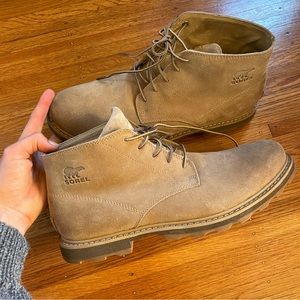 Sorel Suede Ankle Lace-Up Boots
